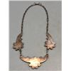 Image 7 : Vintage Sterling Silver Inlay Necklace