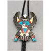 Image 1 : Vintage Knifewing Inlay Bolo Tie