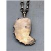 Image 8 : Exquisite Turquoise Coral and Claw Pendant with Handmade Chain