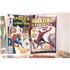 Image 2 : Selection of vintage Marvel Spiderman comic books and collector packs ranging in price from 30 cents