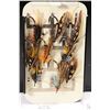 Image 8 : Rare boxed set of 132 count Hardy Brothers hand tied salmon flies? sizes 9/0 to 8 on removable porta
