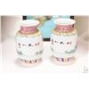 Image 2 : Two table lamps including one Oriental influenced and selection of collectibles including shadow box