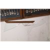 Image 2 : Large selection of silver-plate collector spoons in three wooden displays, note glass replacement ne