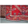 Image 2 : 100% handmade Iranian Zanjan carpet runner with double medallion, red background and highlights of b