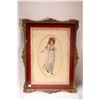 Image 2 : Two framed needlework pictures Pinky and Blue Boy by Gainsborough