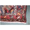 Image 2 : 100% handmade Iranian Hamden wool carpet runner with center medallion, red background and highlights