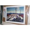 Image 1 : Two unframed limited edition Group of Seven prints including "Algoma, Lake Superior" by Lawren Harri