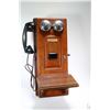 Image 1 : Oak cased Northern Electric hand crank wall phone