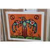 Image 2 : Two unframed limited edition Norval Morriseau prints including "Man Changing into Thunderbird" 735/9