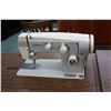 Image 2 : Vintage Viking sewing machine in cabinet with accessories