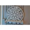 Image 2 : Country kitchen style single drawer console table and a wall hanging shelf with coat hooks and mirro