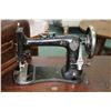 Image 2 : Antique New Williams treadle sewing machine in heavy cast base with mismatched machine topper marked