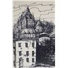 Image 2 : Two framed etchings and a framed architectural Quebec scene