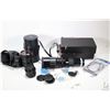 Image 1 : Selection of camera accessories including Vivitar 72mm auto zoom lens, note loose use for parts. Min