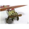 Image 2 : Vintage pressed steel Turner Toys airplane, 22" in length