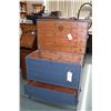 Image 2 : Cedar lined blanket box made to look like a three drawer chest, made by Honderich Furniture Company