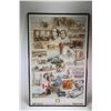 Image 1 : Two framed artworks including a June 3rd 1944 Star Weekly magazine cover print and "The History of C