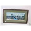 Image 2 : Five framed Mona Thrasher prints including set of four open edition "The Four Seasons" and signed li