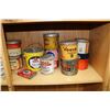 Image 2 : Selection of vintage tins including tobacco tins, Maxwell house, Sweet Caporal Tobacco, Will's Fine 