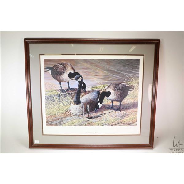 Two framed limited edition prints including "Keeping an eye on things" pencil signed by artist Eddie