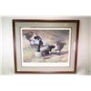 Image 1 : Two framed limited edition prints including "Keeping an eye on things" pencil signed by artist Eddie