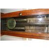 Image 3 : Antique oak cased floor standing long case clock with two weight chiming movement, decorative brass 