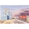 Image 2 : Framed limited edition print titled "On the Mailline, Passing Through" signed by artist J. Ellis 17/