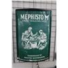 Image 1 : Vintage light up Mephisto Finest Walking Shoes light up advertising wall sign, 26 1/2" X 20", workin