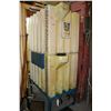 Image 2 : Two 500 litre oil containers on metal stand, not both contain what appears to be approximately 5 ltr