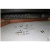 Image 2 : Mid century marble top table on teak base marked W & Z, 60" X 20"
