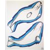 Image 2 : Original ink and coloured pencil drawing of whales signed in syllabics by artist N. Joe Pee, Pangnir