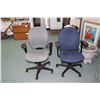 Image 1 : Two swivel office chairs, in used condition