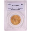 Image 1 : 1899 $10 Liberty Head Eagle Gold Coin PCGS MS62