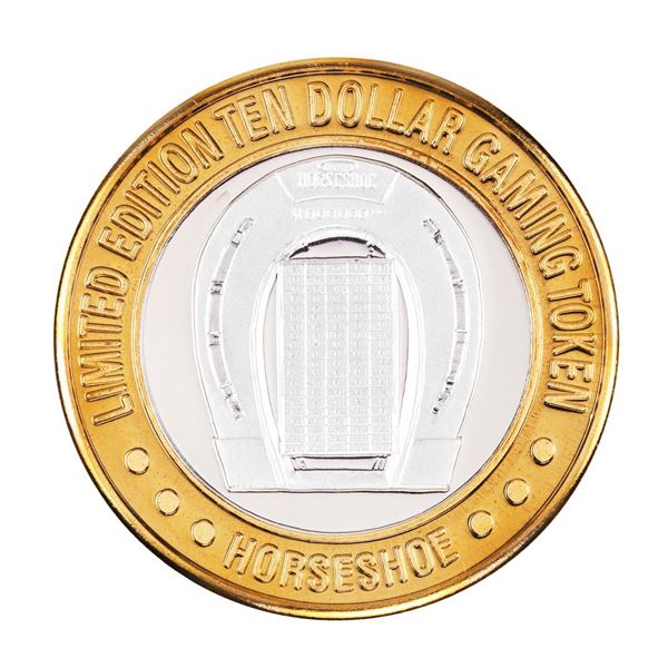 .999 Silver Binion's Horseshoe Las Vegas, NV $10 Casino Limited Edition Gaming Token
