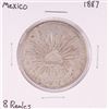Image 1 : 1887 Mexico 8 Reales Silver Coin