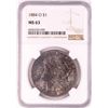 Image 1 : 1884-O $1 Morgan Silver Dollar Coin NGC MS63