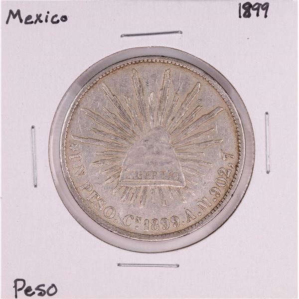 1899 Mexico Un Peso Silver Coin