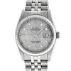 Image 2 : Rolex Men's Stainless Steel 36MM Diamond Oyster Perpetual Datejust Watch