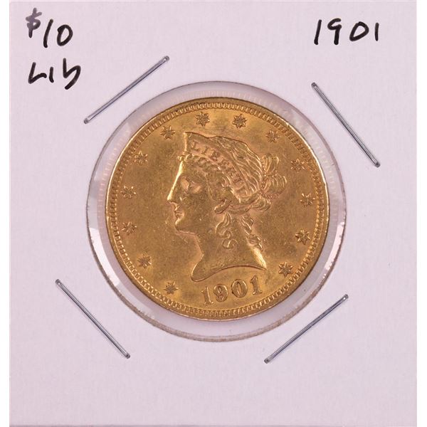 1901 $10 Liberty Head Eagle Gold Coin