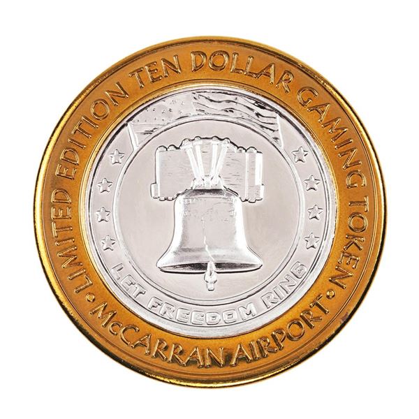 .999 Silver McCarran International Airport Las Vegas, NV $10 Limited Gaming Token