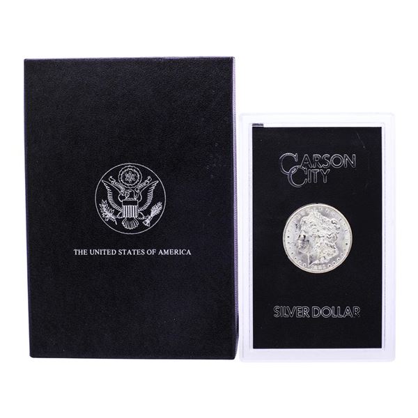 1883-CC $1 Morgan Silver Dollar Coin GSA Hoard with Box