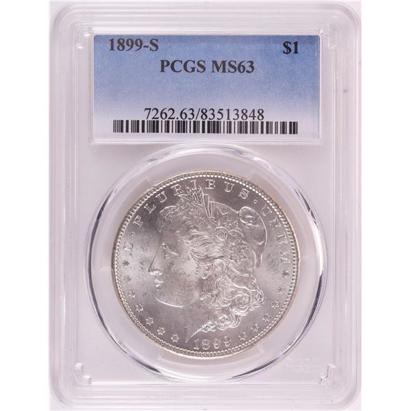 1899-S $1 Morgan Silver Dollar Coin PCGS MS63