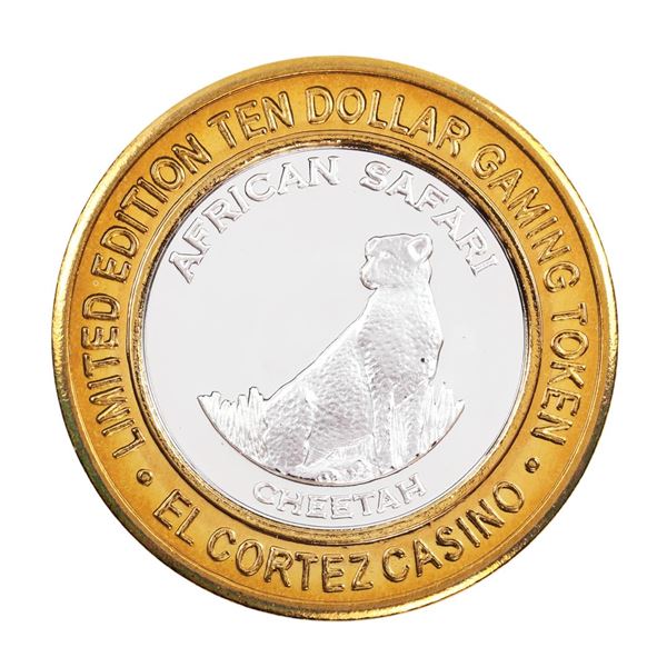 .999 Fine Silver El Cortez Hotel & Casino Las Vegas $10 Limited Edition Gaming Token