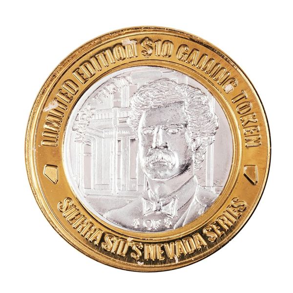 .999 Silver Sierra Sid's Sparks, NV $10 Limited Edition Casino Gaming Token