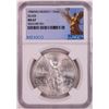 Image 1 : 1985Mo Mexico 1 Onza Libertad Silver Coin NGC MS67