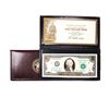 Image 1 : Lot of (2) 2003A 22KT Gold Leaf $2 Federal Reserve Notes Uncirculated in Envelope