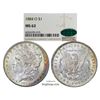 Image 1 : 1884-O $1 Morgan Silver Dollar Coin NGC MS62 CAC Great Toning