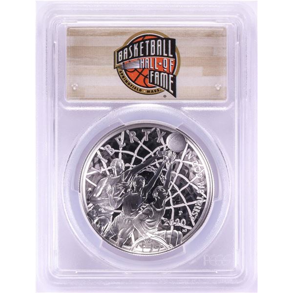 2020-P $1 Basketball Hall of Fame Silver Dollar Coin PCGS PR70DCAM First Day of Issue