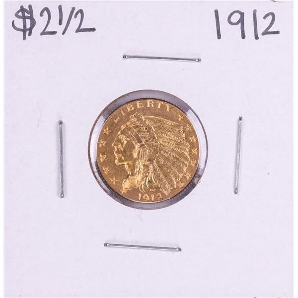1912 $2 1/2 Indian Head Quarter Eagle Gold Coin