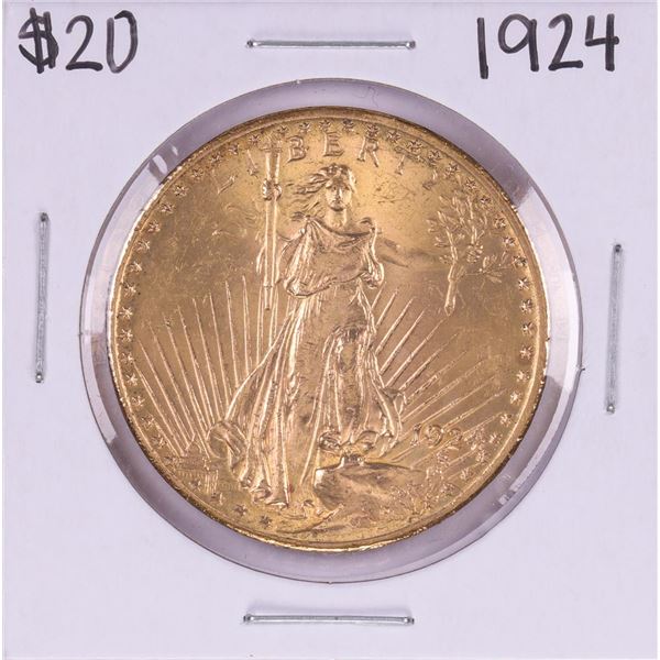 1924 $20 St. Gaudens Double Eagle Gold Coin